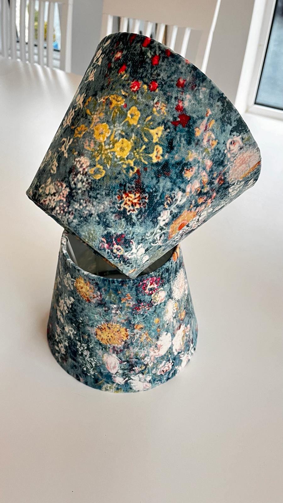 Deep Floral Lampshade