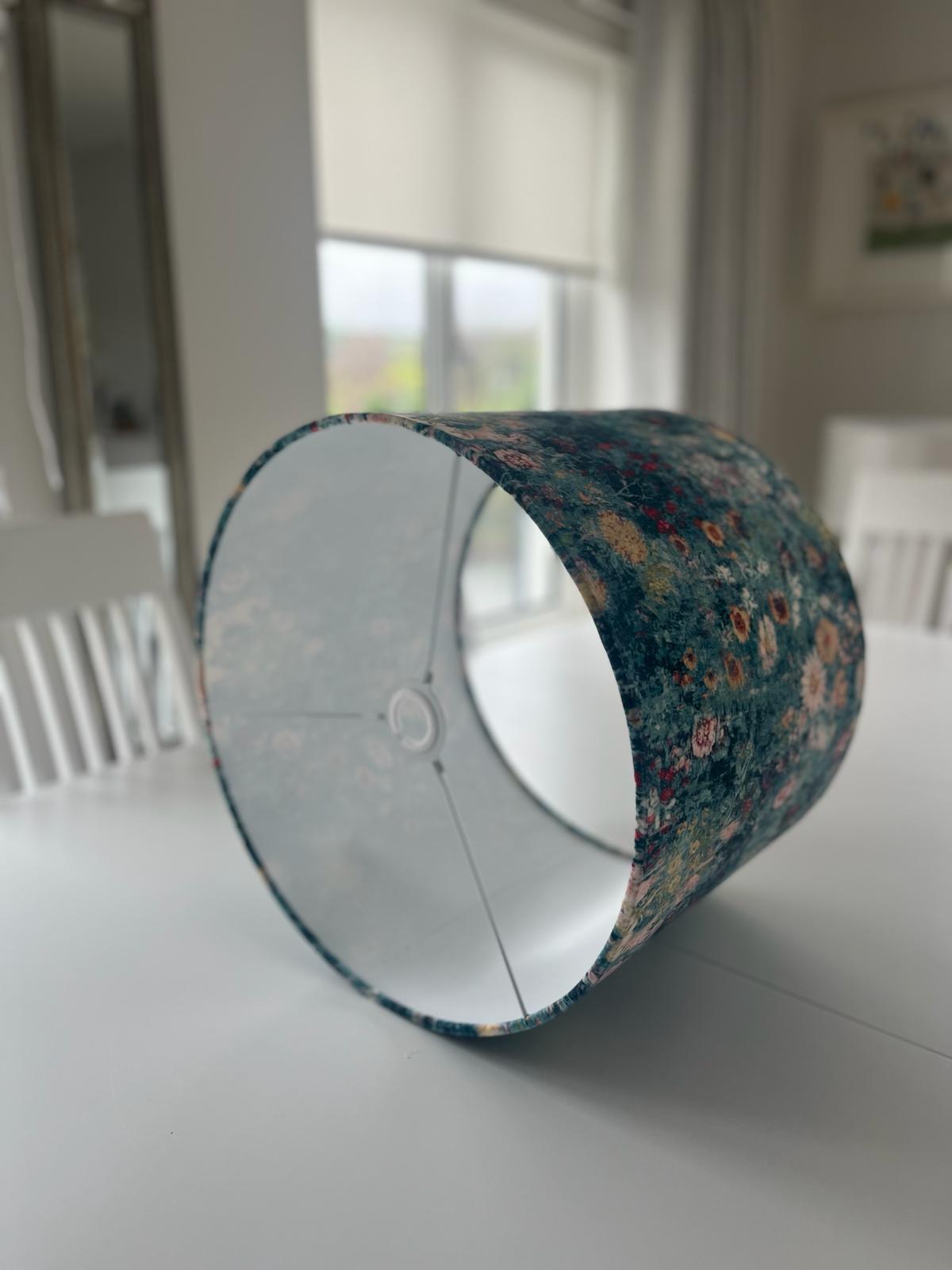 Deep Floral Lampshade