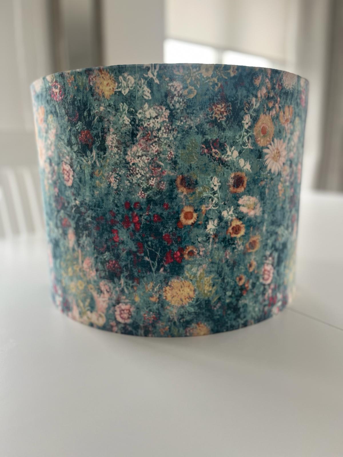 Deep Floral Lampshade